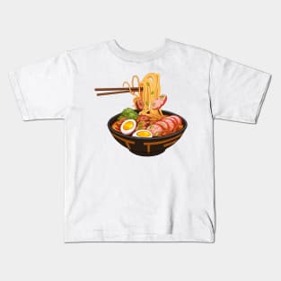 Cute Ramen T-Shirt Kids T-Shirt